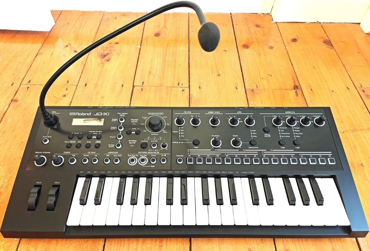 Roland JD-XI Synth with Case - Image 1