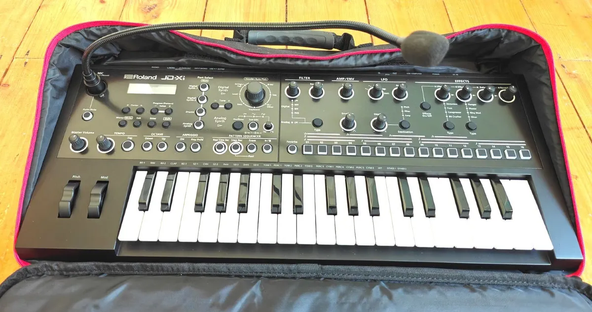 Roland JD-XI Synth with Case - Image 3