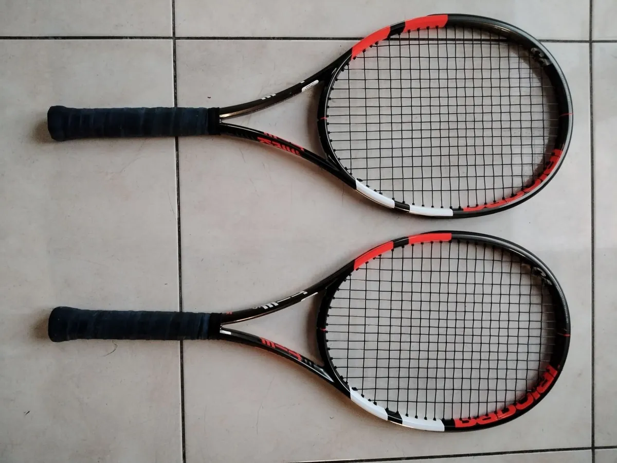 Pair of Babolat pure strike VS Tennis rackets - Image 1