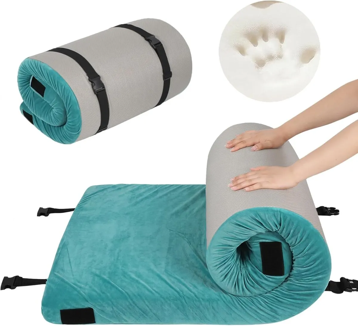 Thick Memory Foam Camping Mattress Detachable - Image 1