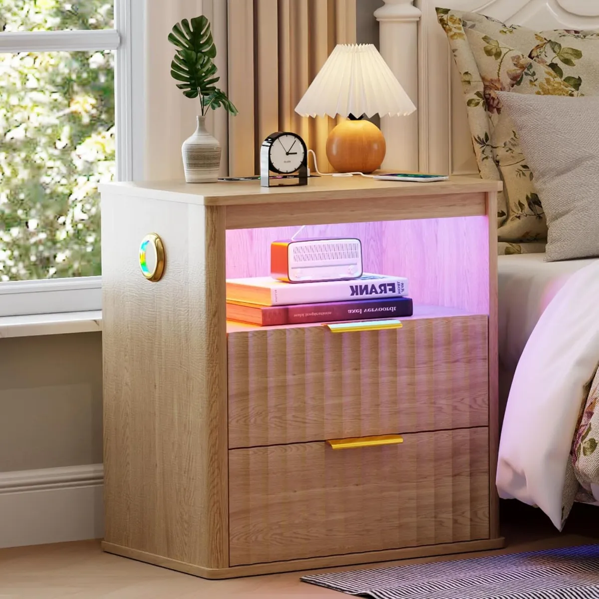 Bluetooth Speaker Bedside Table -24 Color RGB - Image 1