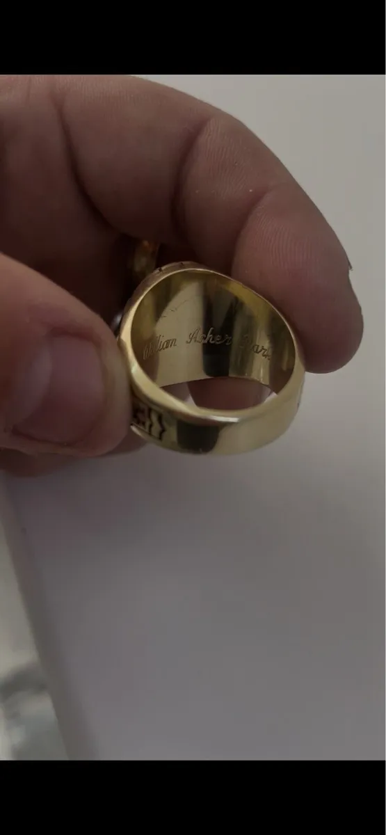 10k jostens filled in college ring - Image 3