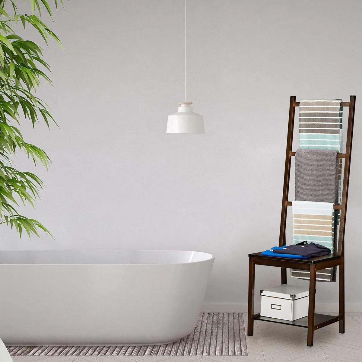 Towel Holder Clothes Stand Rack Valet Butler - Image 4