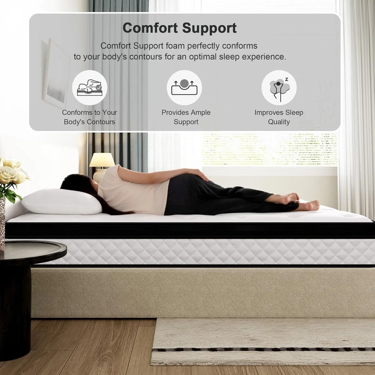 Single Mattress 22CM Gel Memory Foam Pocket - Image 4