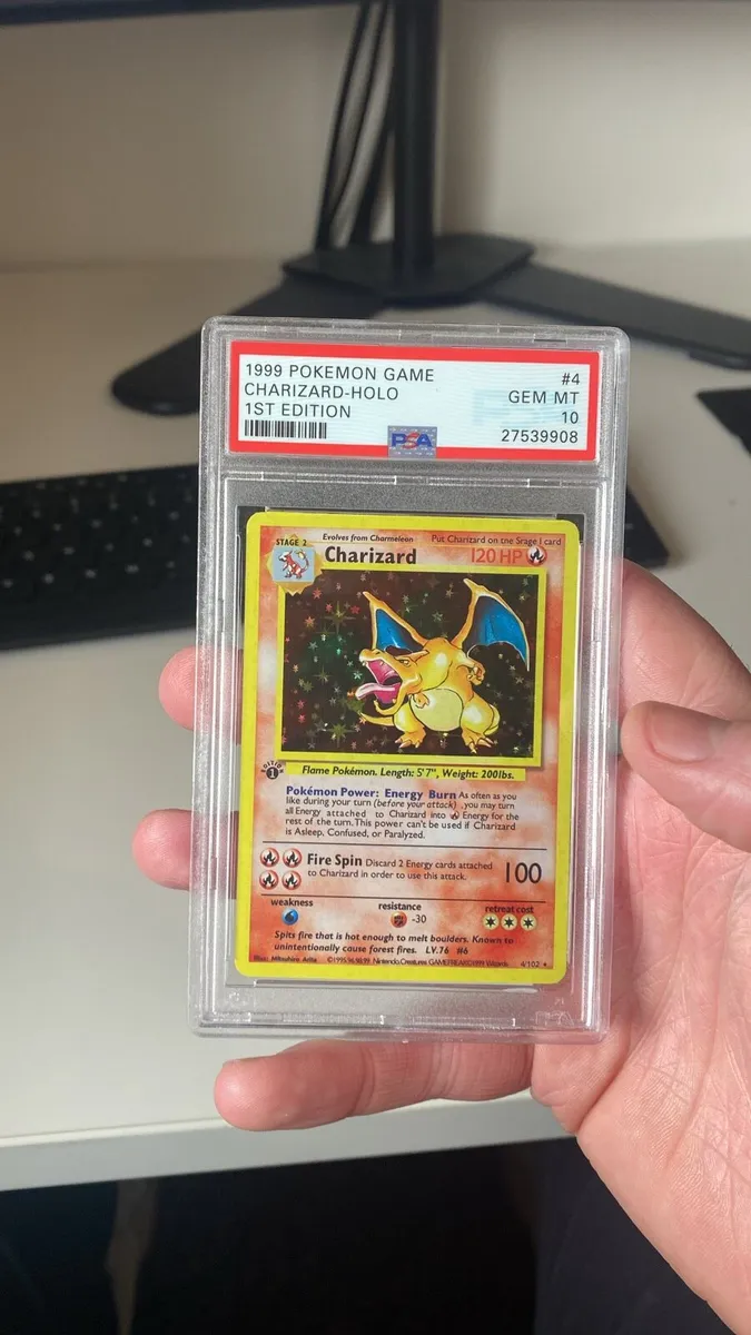 PSA 10 Charizard Pokemon Replica - Image 1