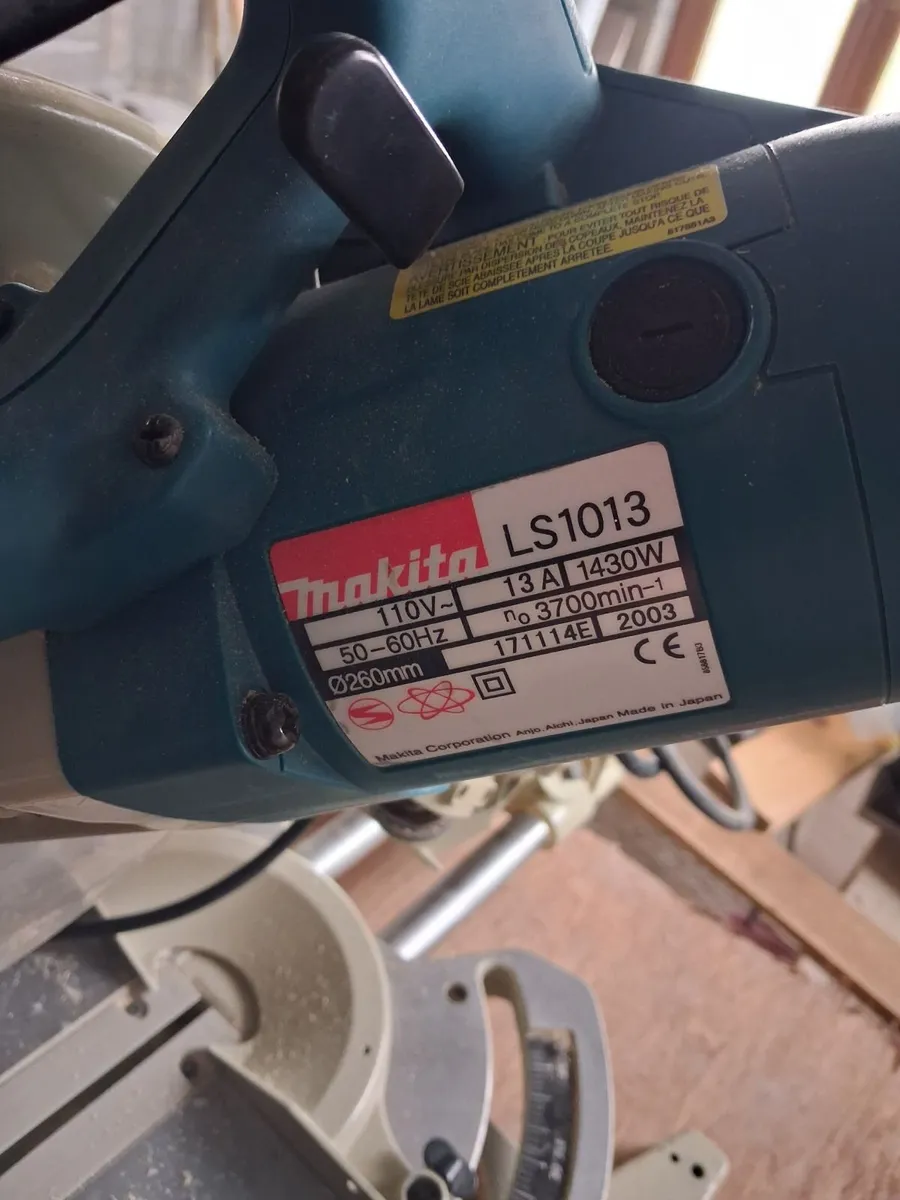 Makita 110v Mitresaw. - Image 3