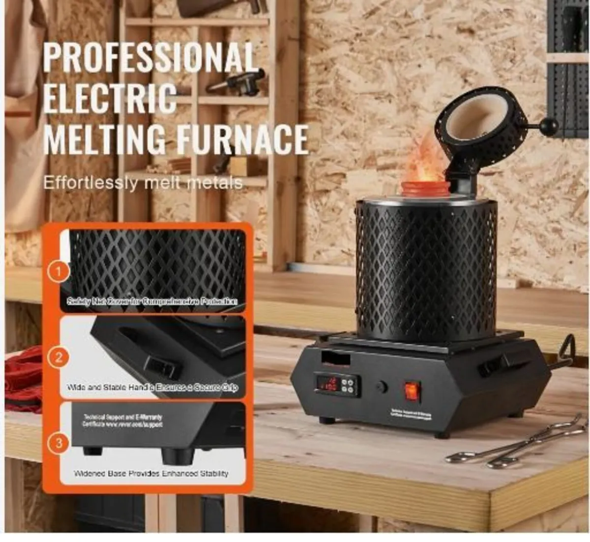 Gold Melting Furnace, 1350W - Image 2