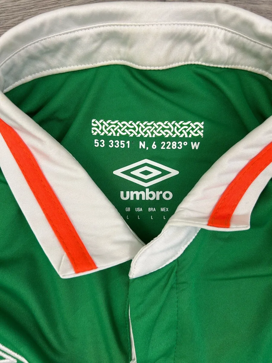 Umbro Ireland Home Jersey Shirt Mens Medium - Image 4