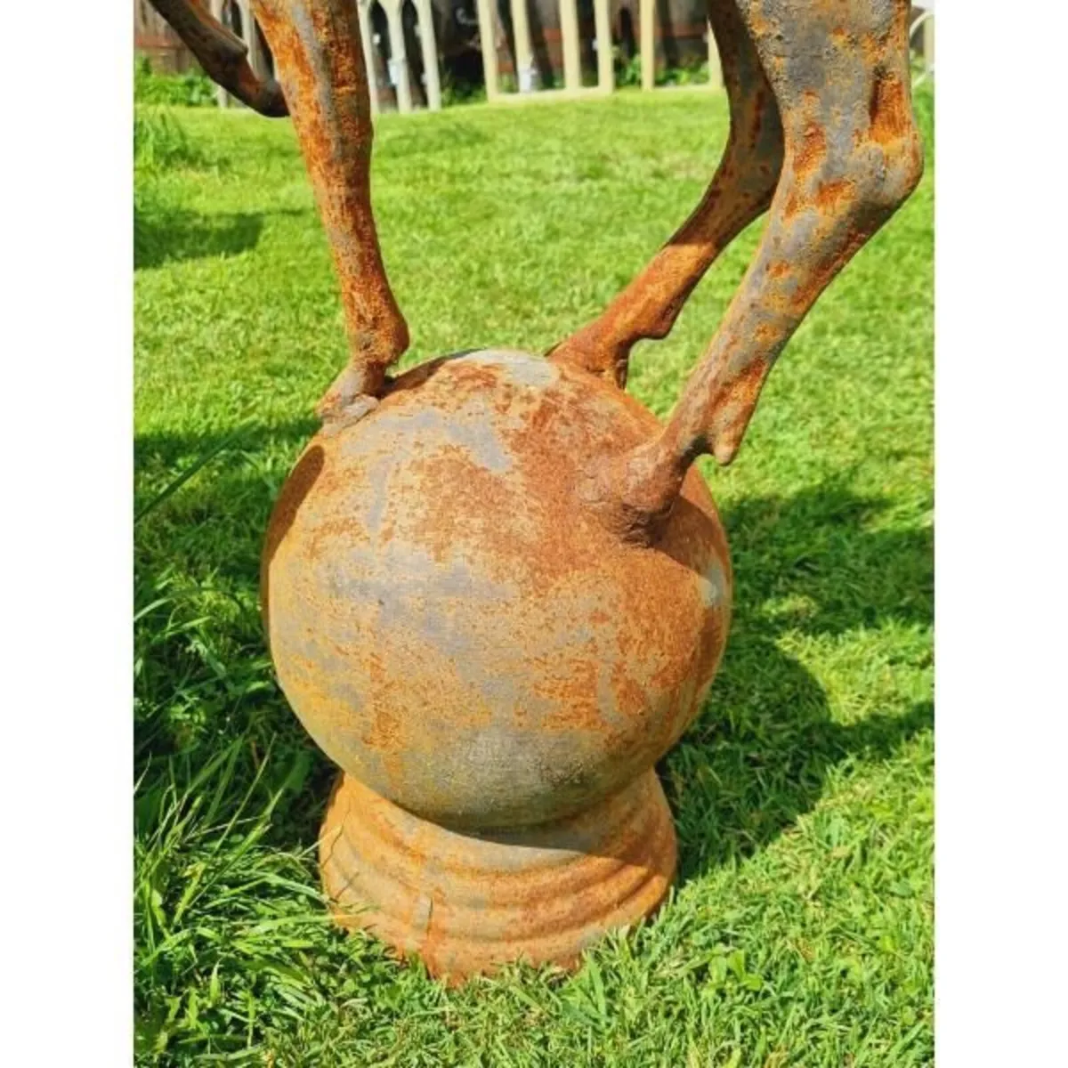 Stags – Pair – Cast Iron – D1920 - Image 3
