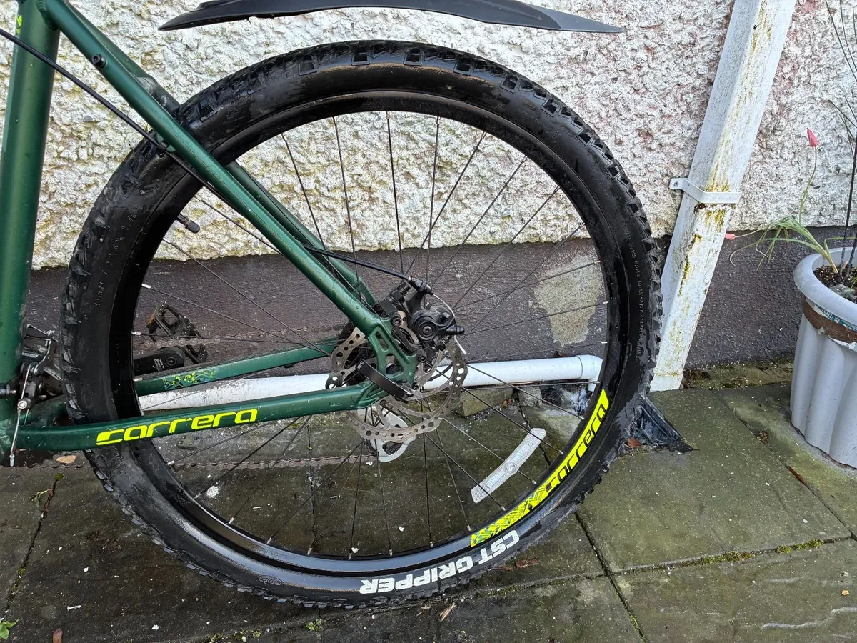 Carrera Vengeance Mountain Bike Green 27.5 Inch - Image 4