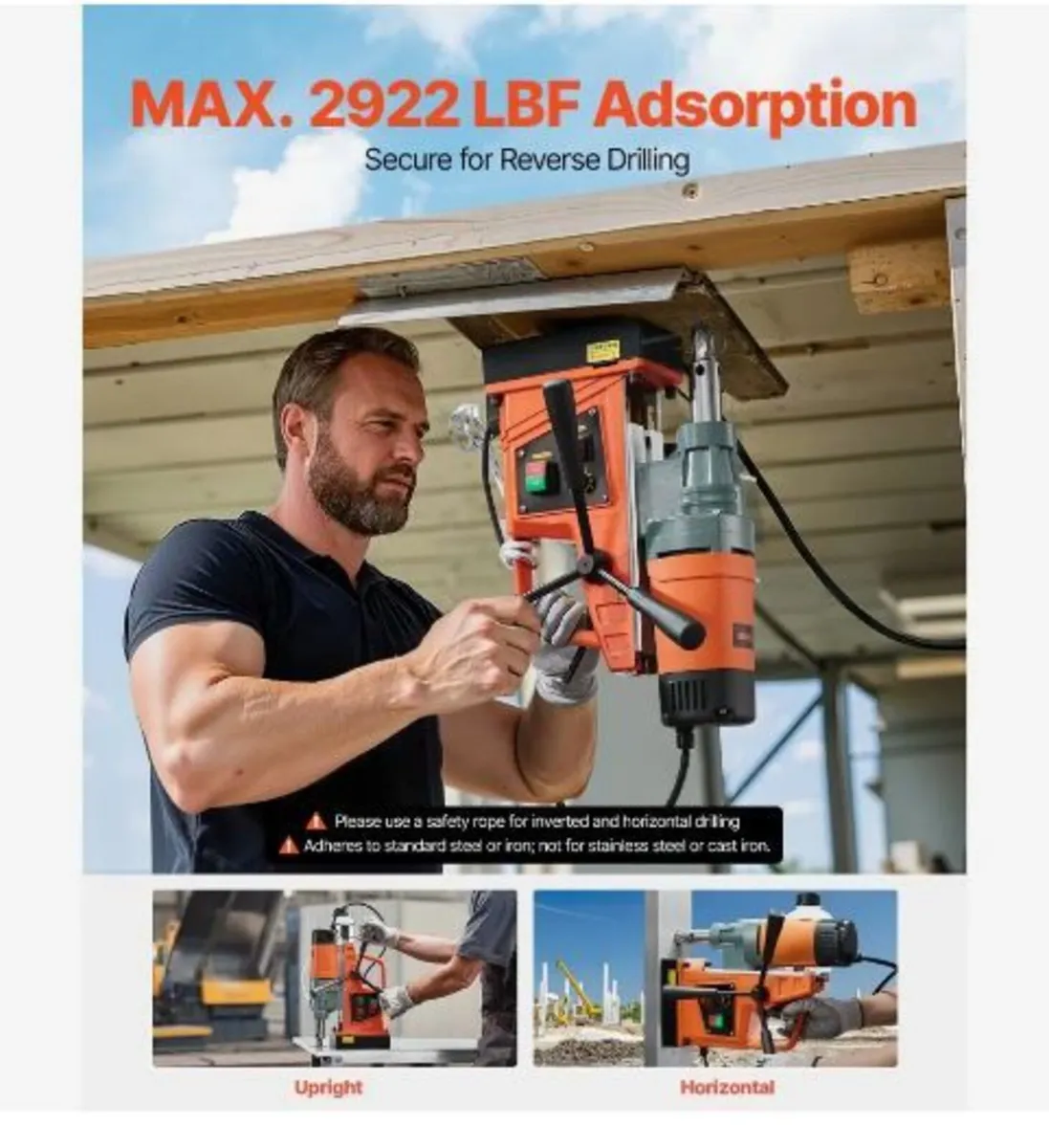 Magnetic Drill, 1550W - Image 3