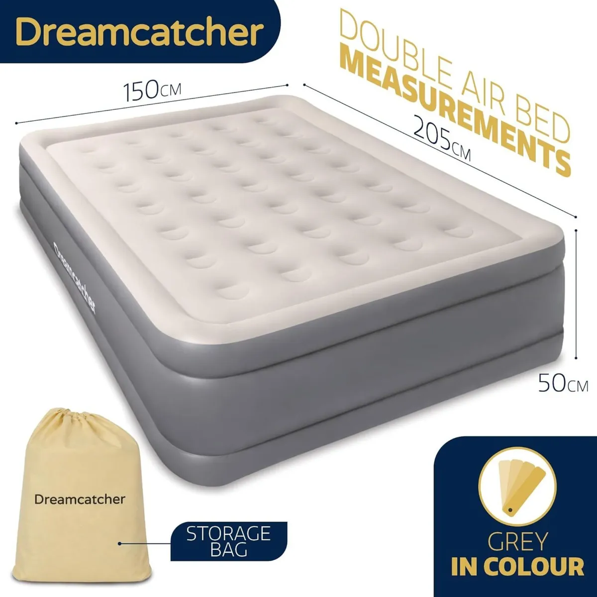 Premium Inflatable Mattress Double Air Bed - Image 2