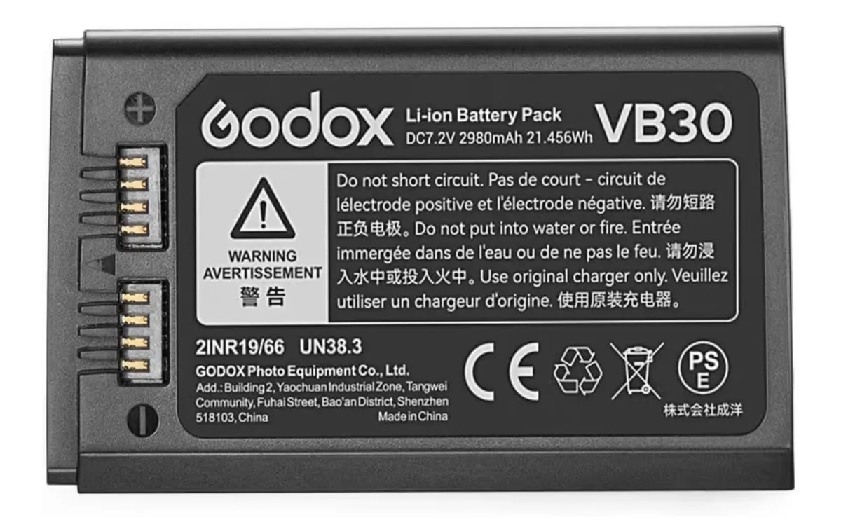 Godox v100 Flash for Canon + Extras - Image 3