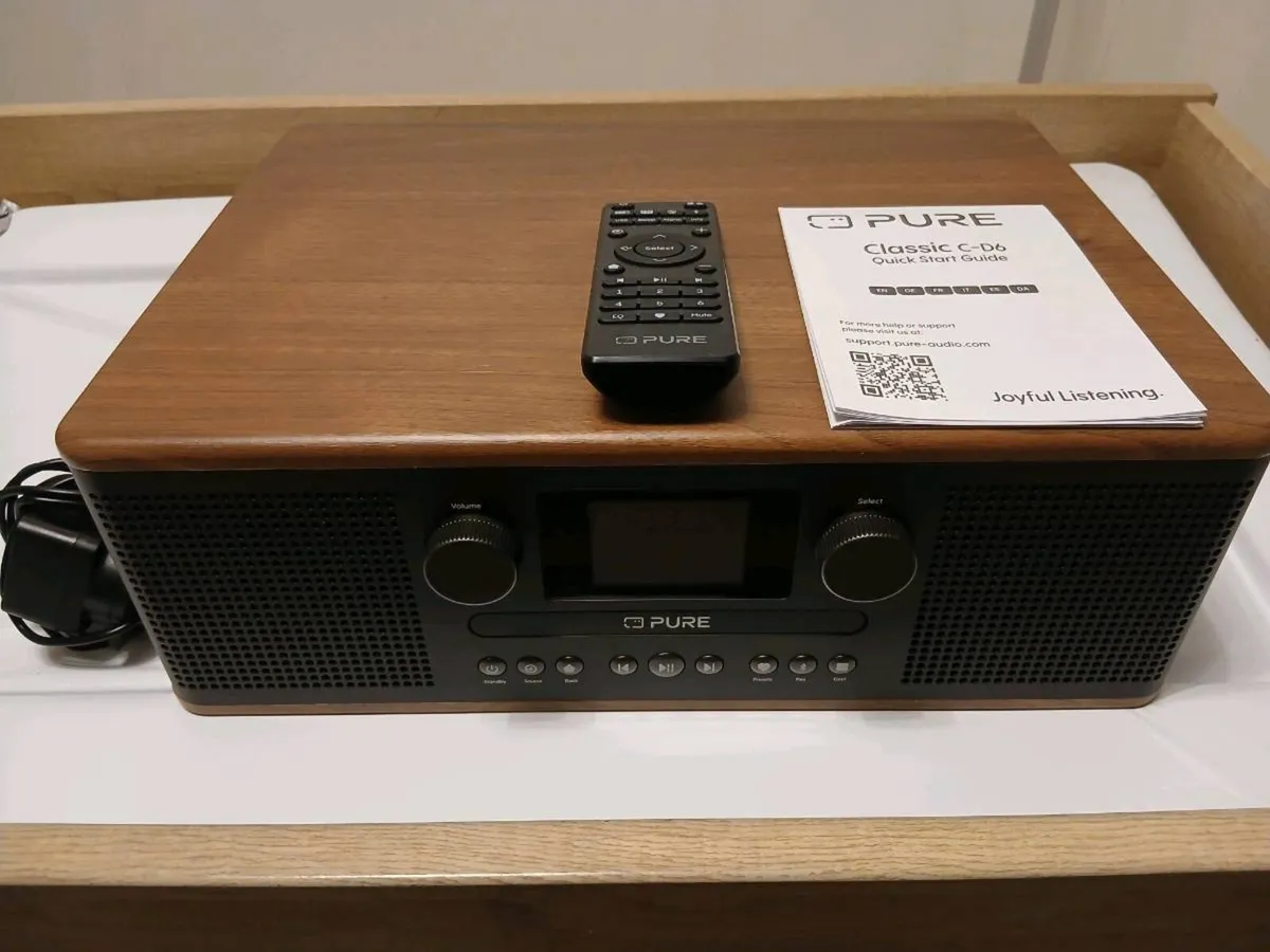 Pure Classic C-D6 Stereo CD Player,bluetooth & DAB - Image 1