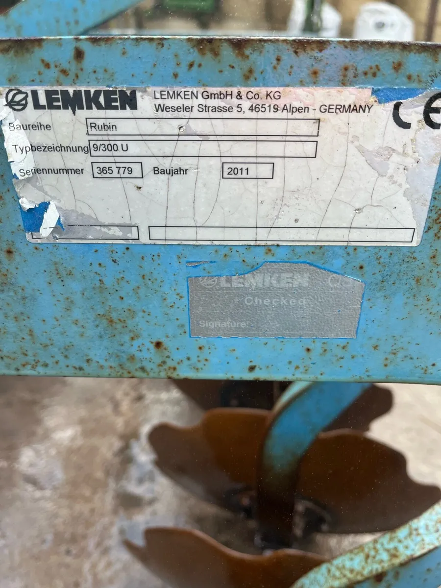 Lemken Rubin 9 disc harrow - Image 4