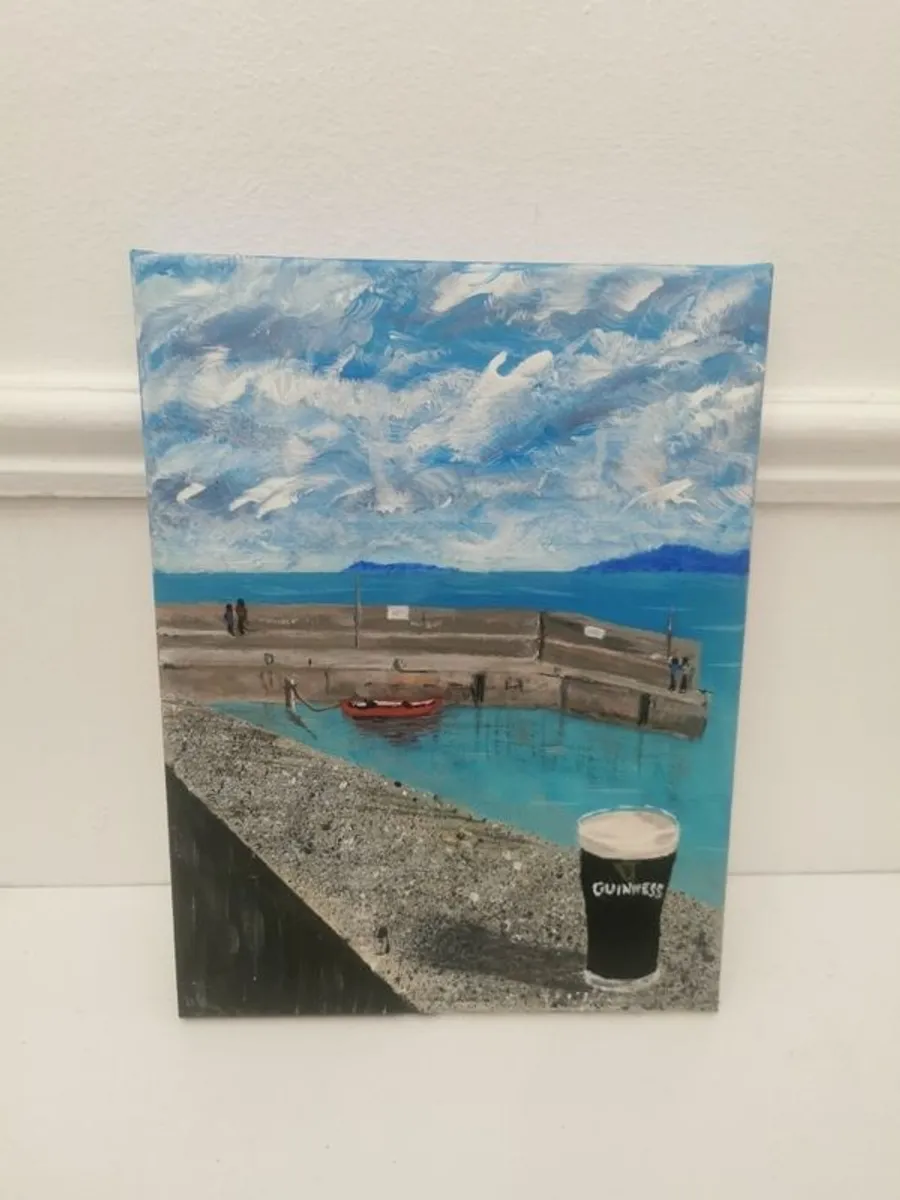 Brandon pier kerry. original painting - Image 1
