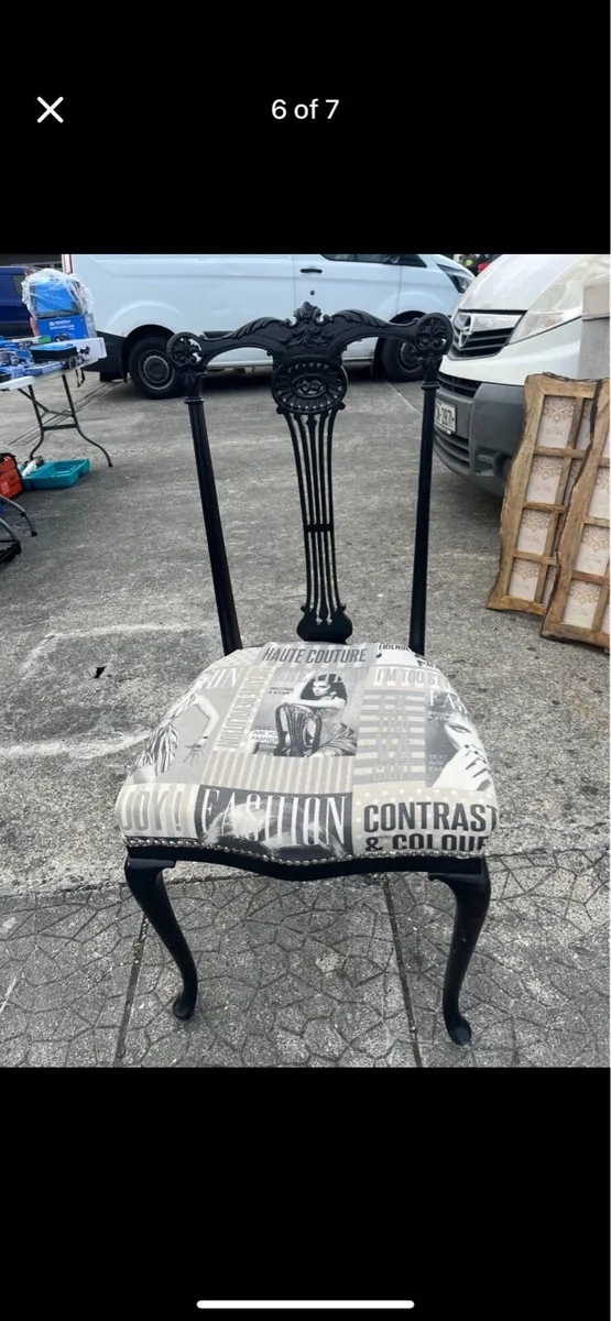 Swivel beauty chair -upcycled chair - Image 2