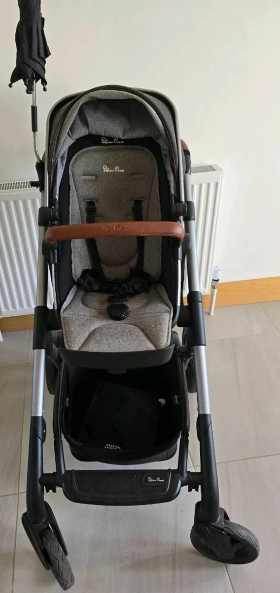 Silvercross Wave Pram Charcoal & Accessories - Image 1