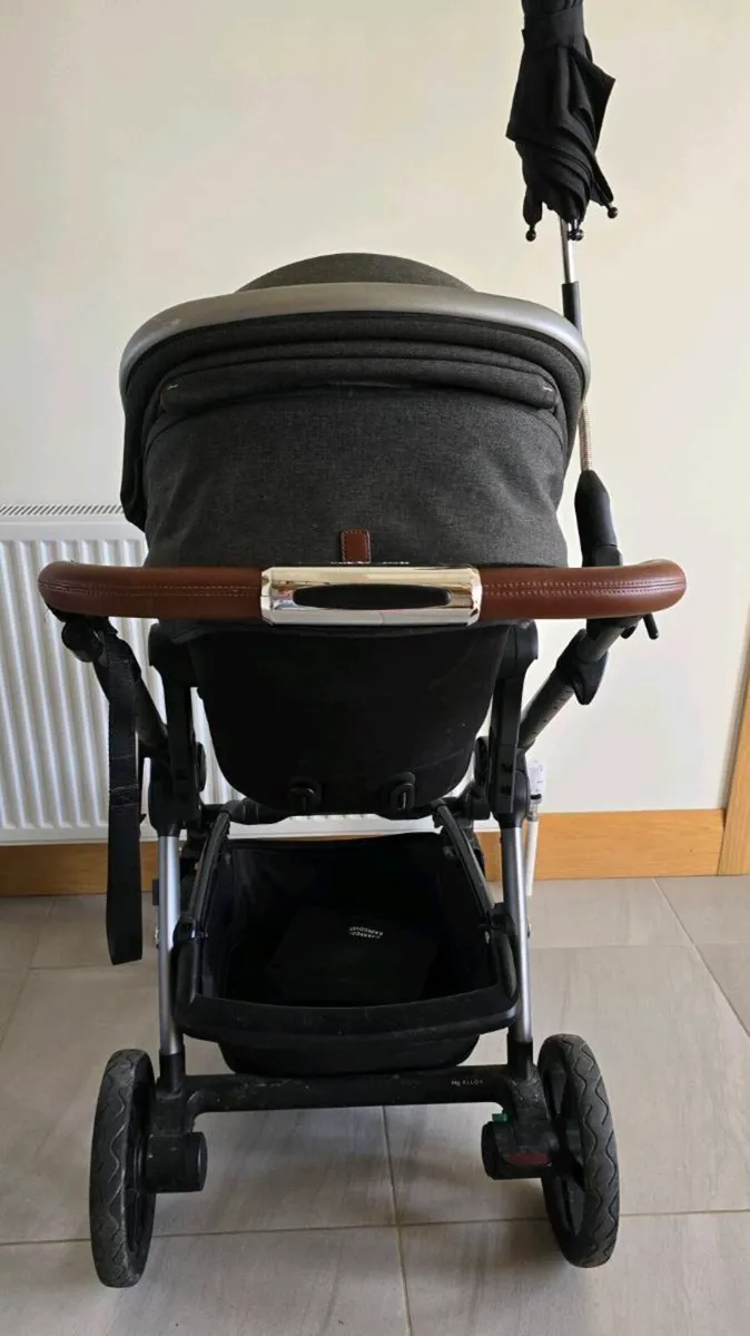 Silvercross Wave Pram Charcoal & Accessories - Image 2