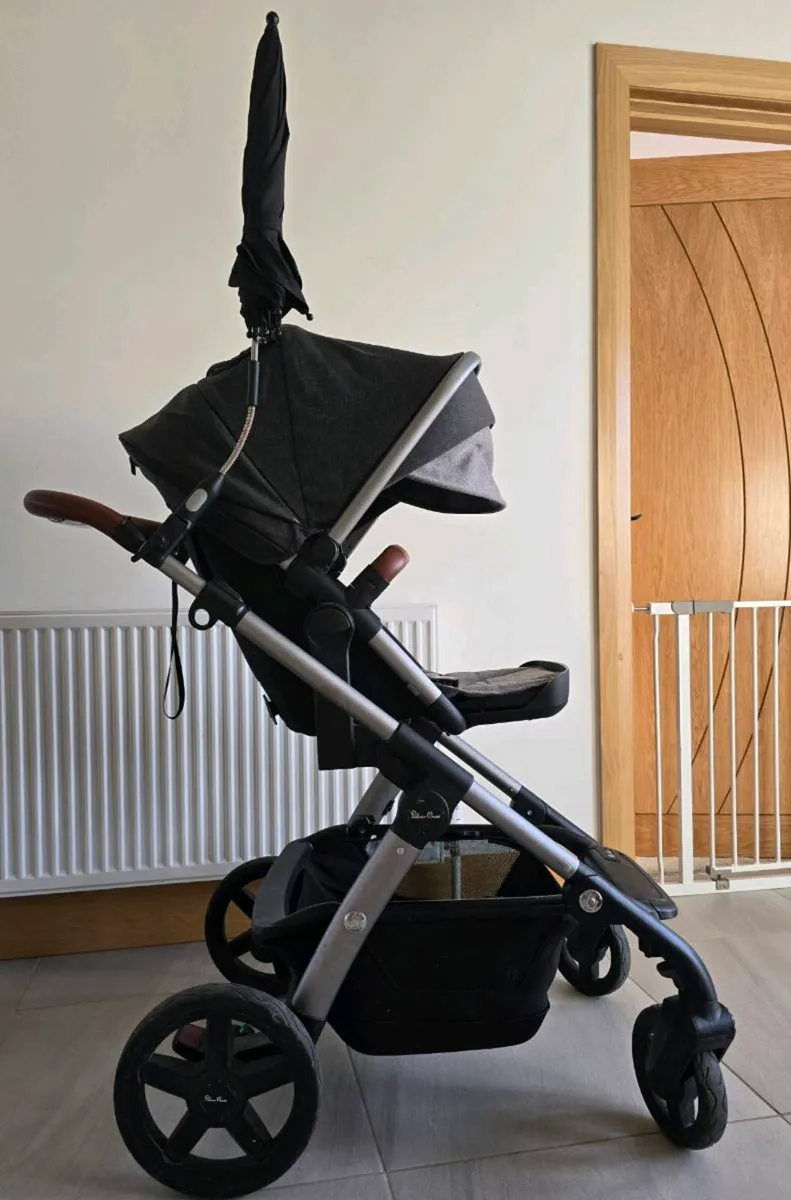 Silvercross Wave Pram Charcoal & Accessories - Image 3