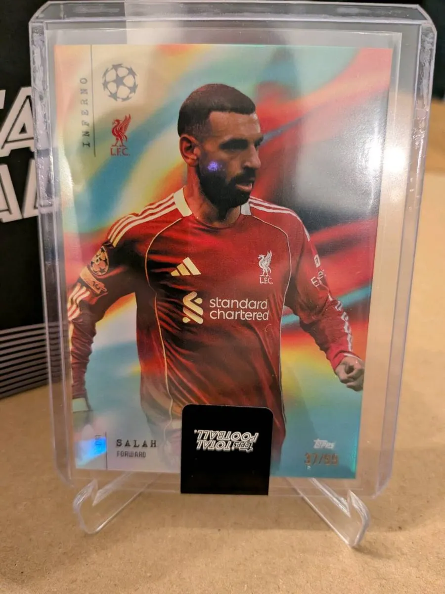 Mo Salah Liverpool Topps Total Football Inferno/99 - Image 1