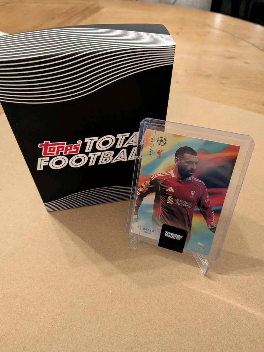 Mo Salah Liverpool Topps Total Football Inferno/99 - Image 2
