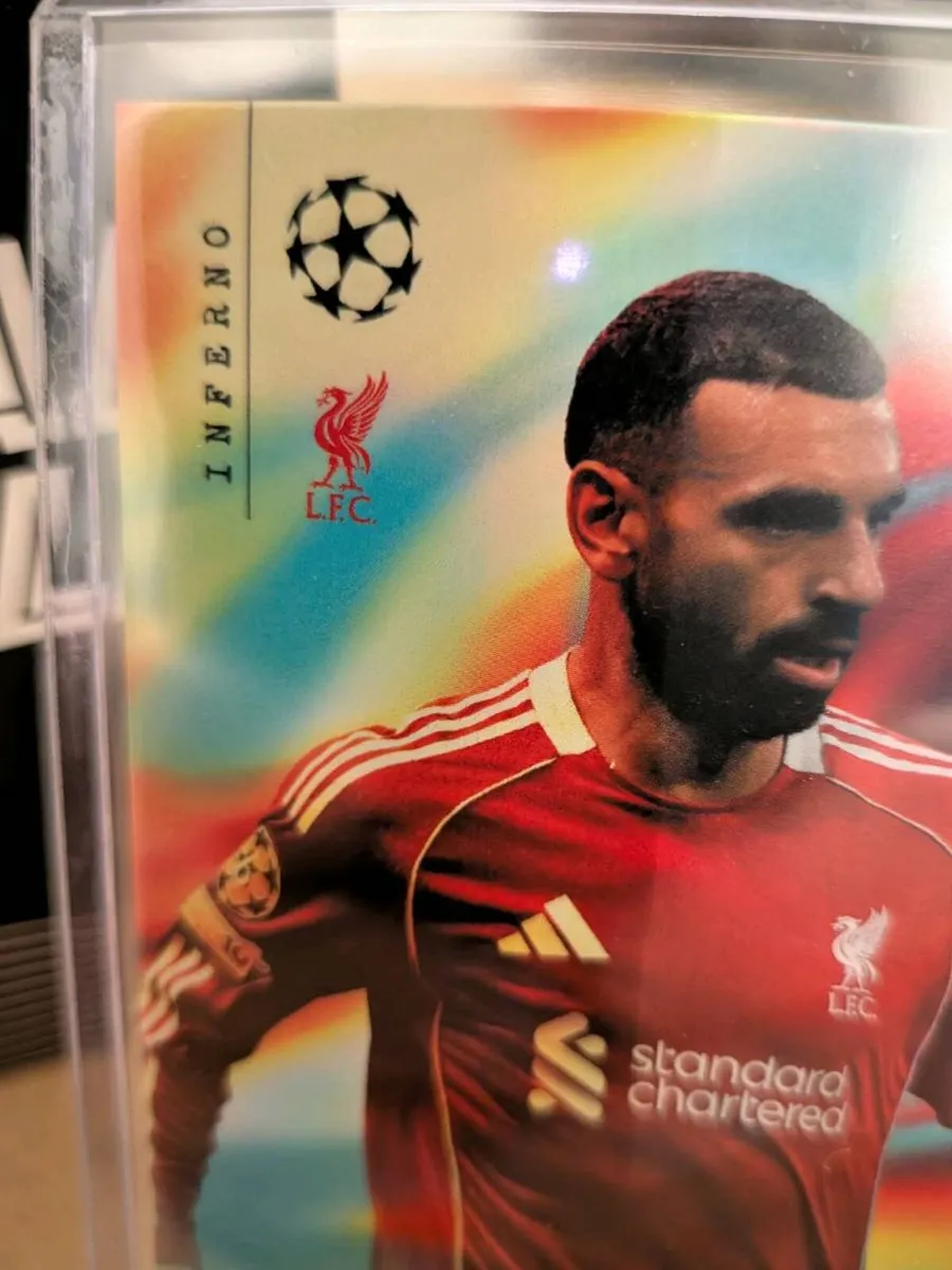 Mo Salah Liverpool Topps Total Football Inferno/99 - Image 3