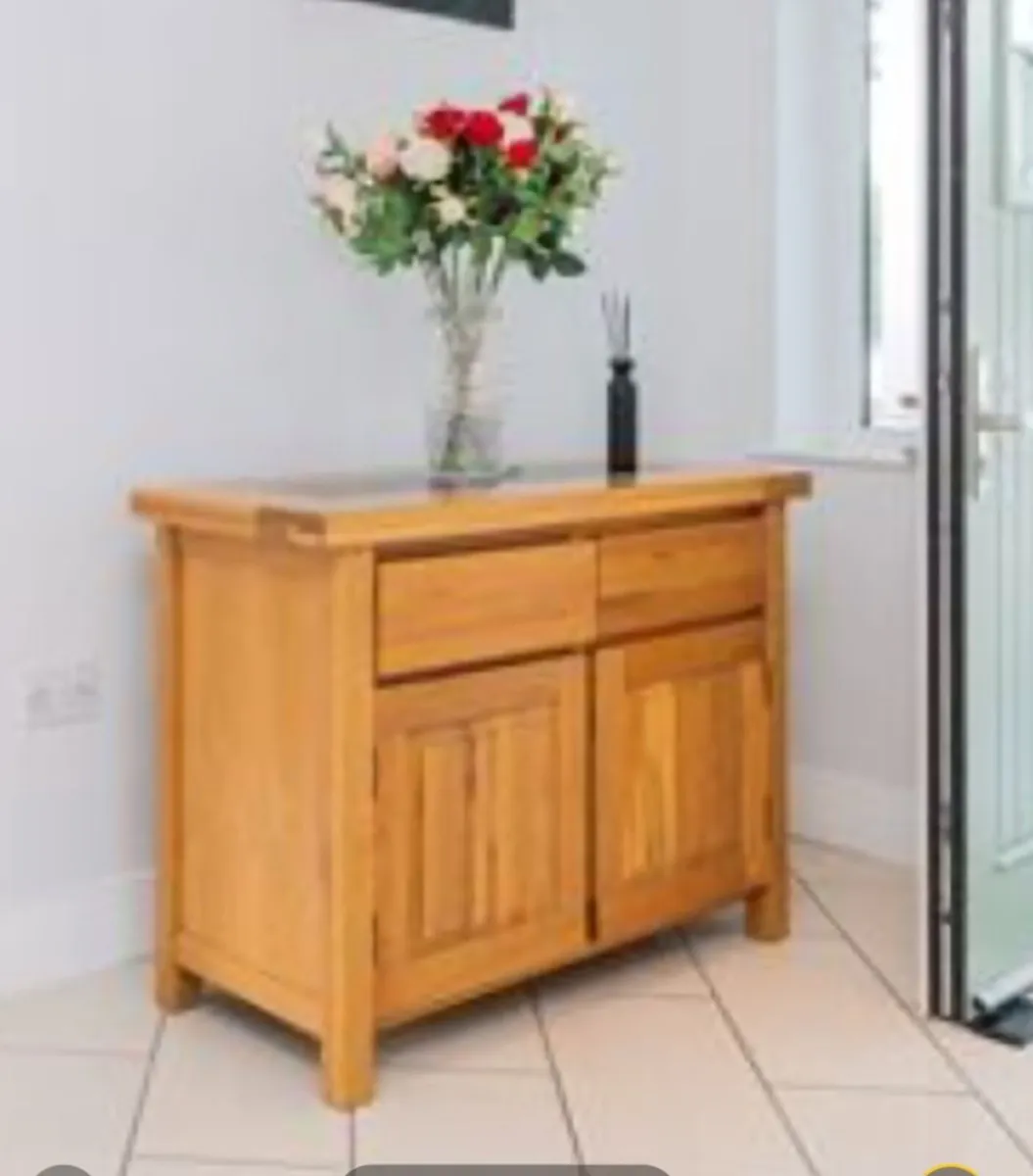 Solid wood cabinet - Image 1