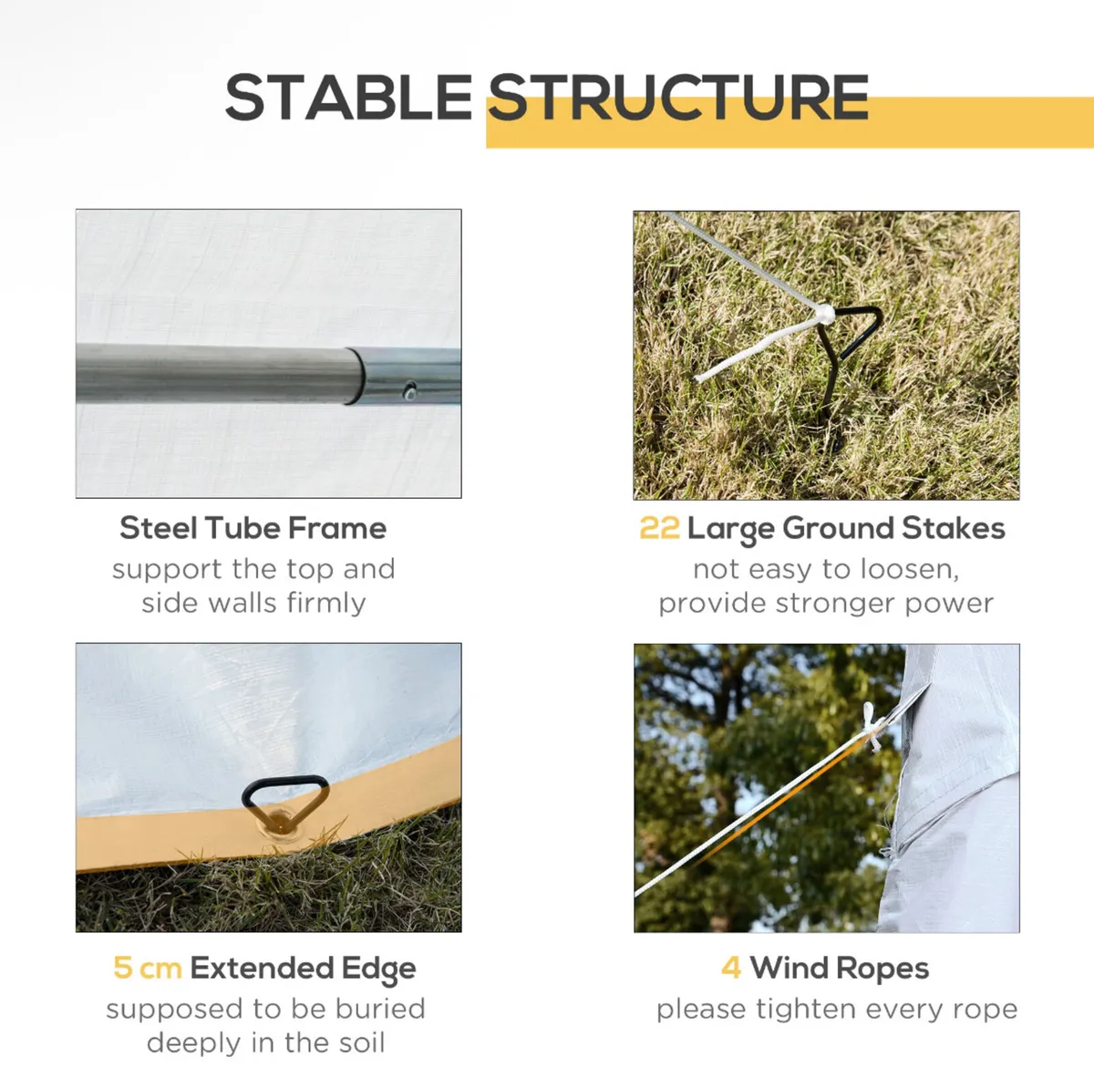 Heavy-Duty Marquee 4x8m - Image 4