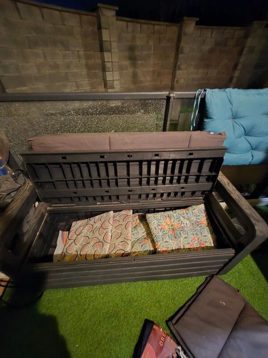 Garden Storage Bench - Image 3
