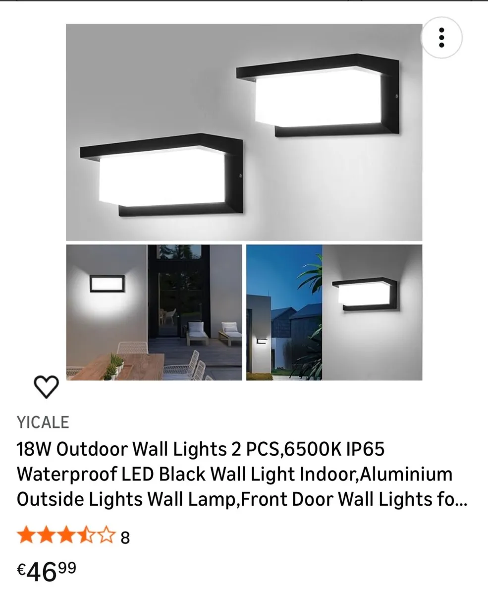 Outdoor wall lights - Image 2