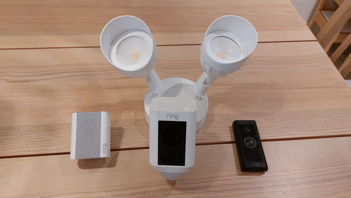 Ring Doorbell (wired) and outdoor camera