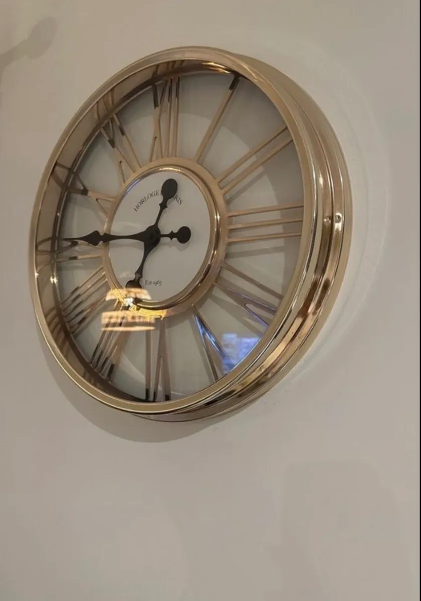 Rose gold wall clock - Image 2