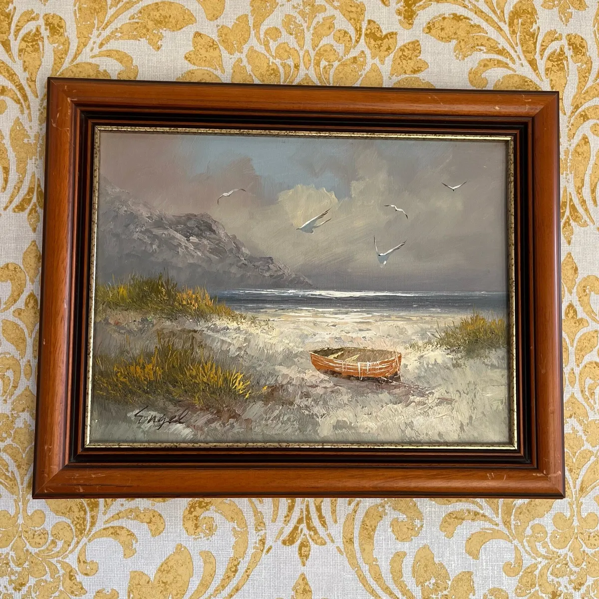 Signed Oil Painting - Image 1