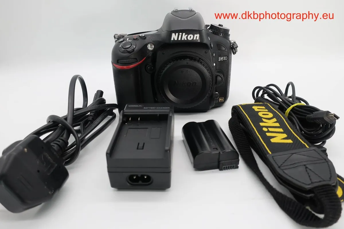 NIKON D610 DSLR Full-Frame CAMERA #0122 - Image 1