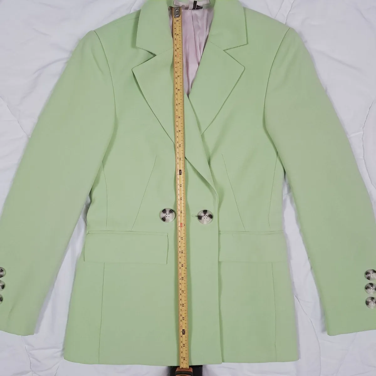 Topshop Pastel Green Blazer Jacket 6UK/34EU - Image 4