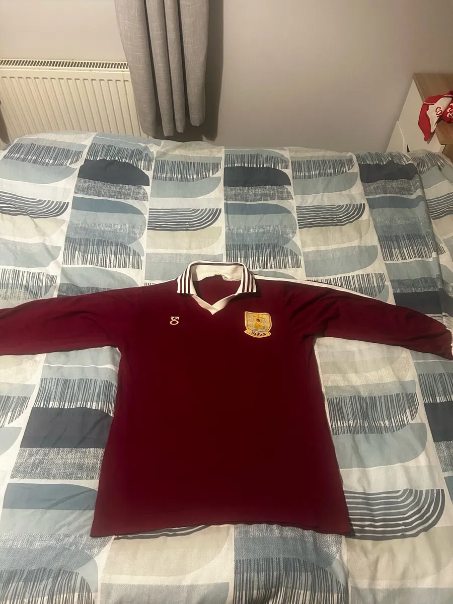 1980 matchworn Galway jersey - Image 1