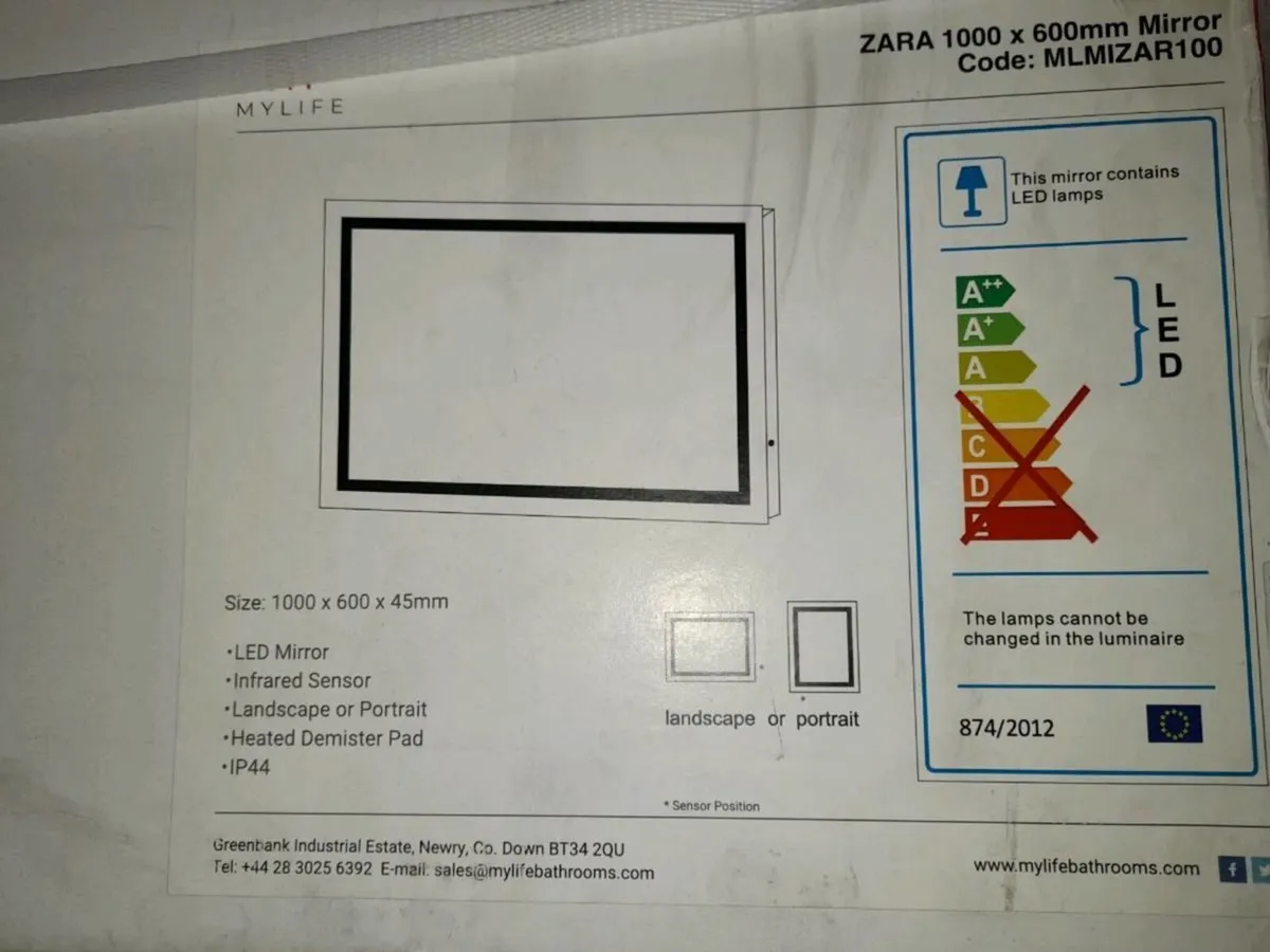 NEW - ZARA LED MIRROR - Image 3