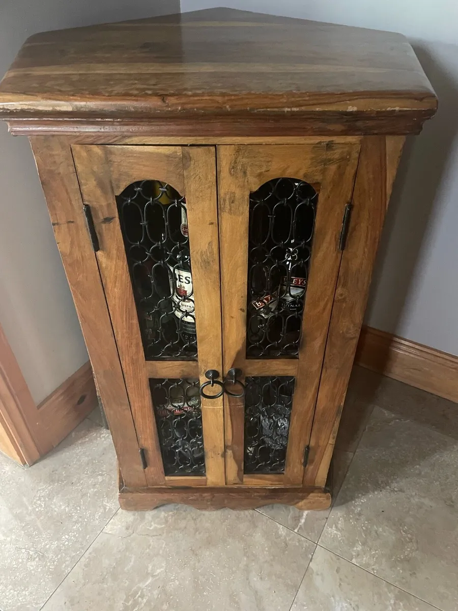 Corner Cabinet Oak - Image 2