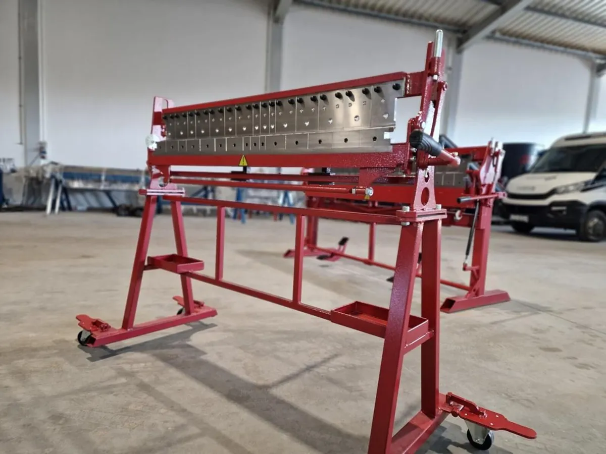 Segmented sheet metal folder 1,25m box and pan - Image 1