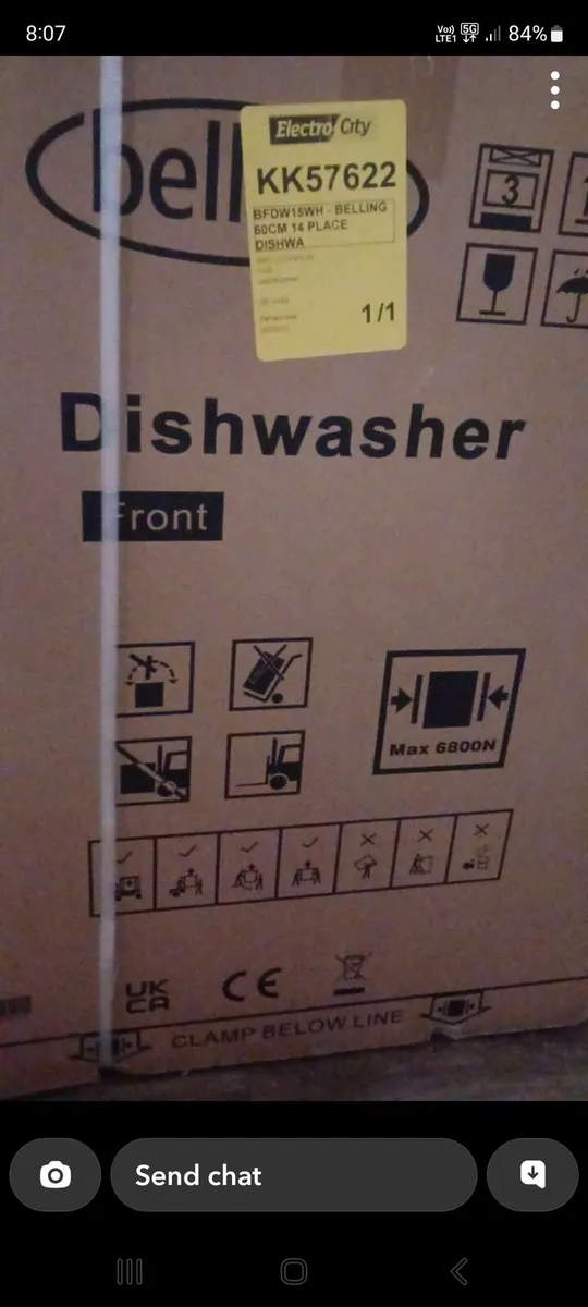 Dishwasher for sale brand new contact 0877637636 - Image 1