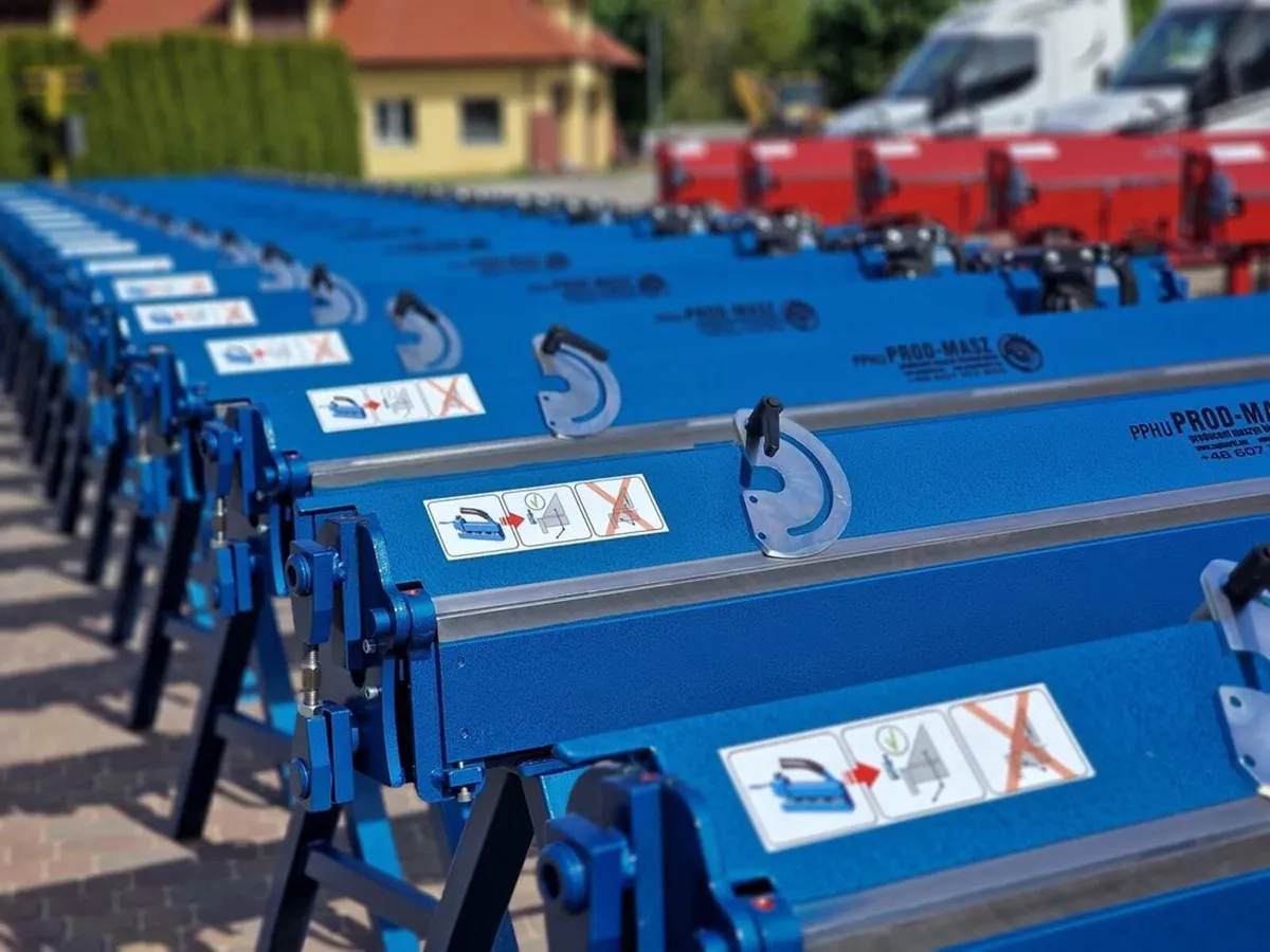 Sheet metal folder 2m + cutter NEW machine press - Image 4