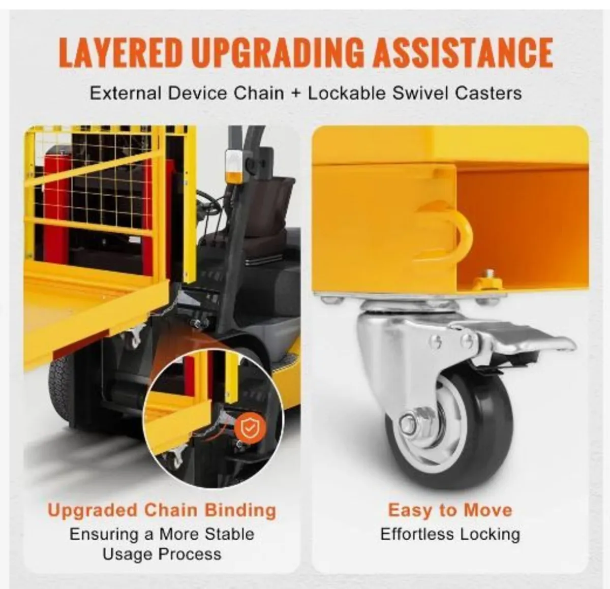 Forklift Safety Cage, 544.3 kg Load Capacity - Image 2