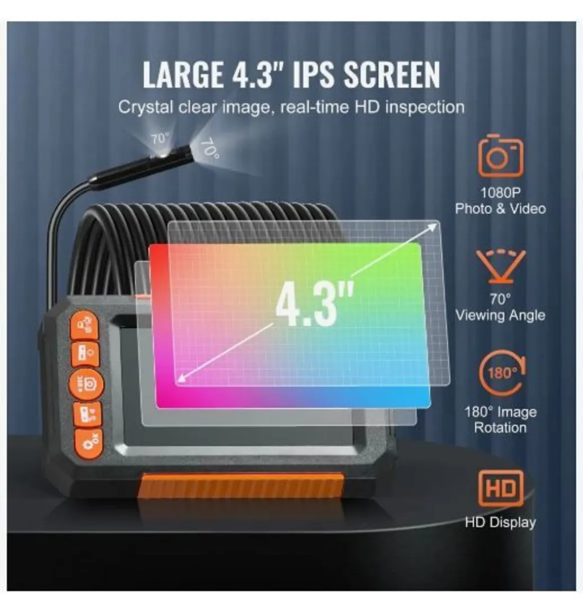 Endoscope Camera with Lights Dual Lens - Image 4