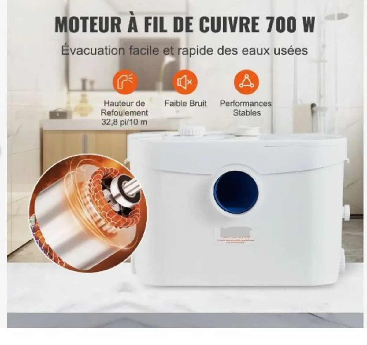 Macerator Pump, 700W - Image 2