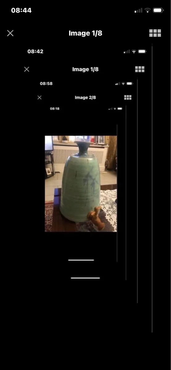 Rare Vintage Large Louis Mulcahy Cider Jar - Image 1