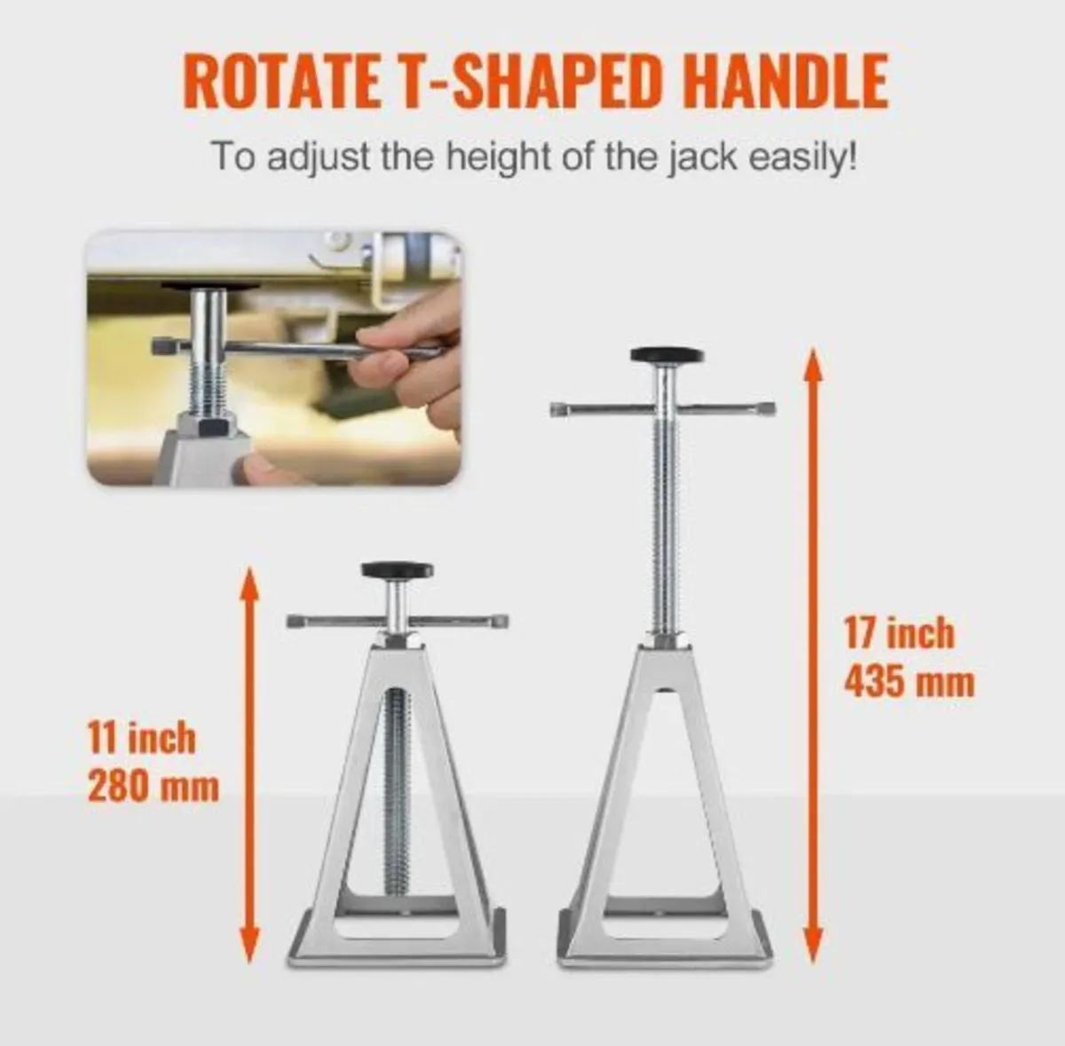 RV Stabilizer Jacks, 4 Pack Aluminum - Image 4