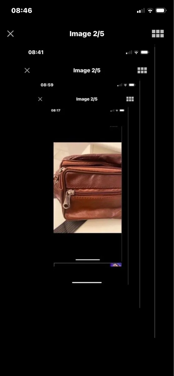 NEW-Leather Waist Bag - Image 2