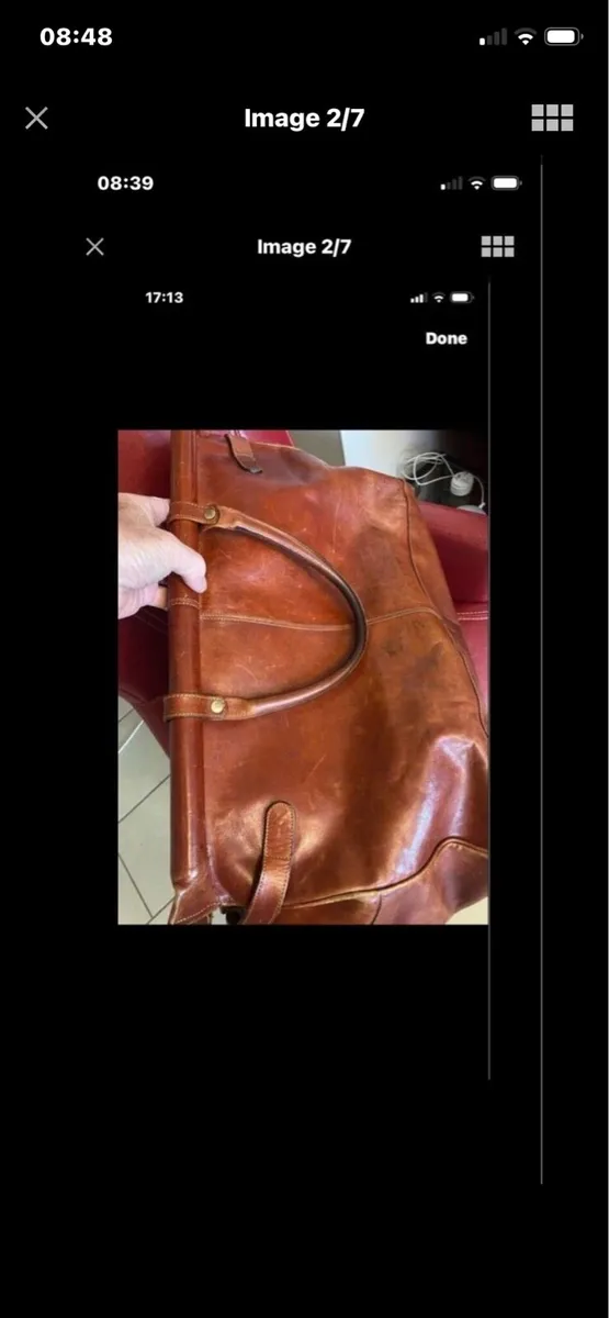 Very large Quality Leather Hold All - Image 2