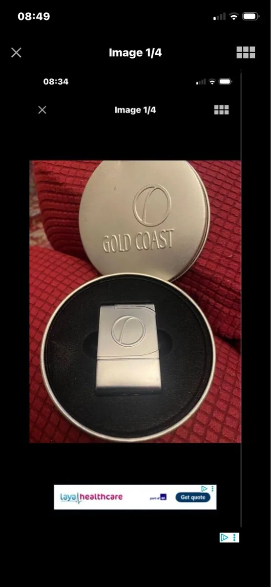 NEW-Gold Coast Lighter Set - Image 1